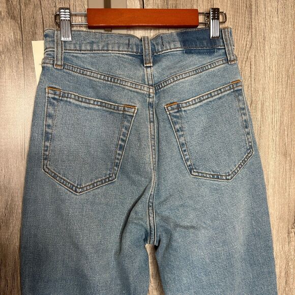 Abercrombie Fitch Jeans 25 Cross Button 90s Slim Straight Ultra High Rise - Picture 7 of 8